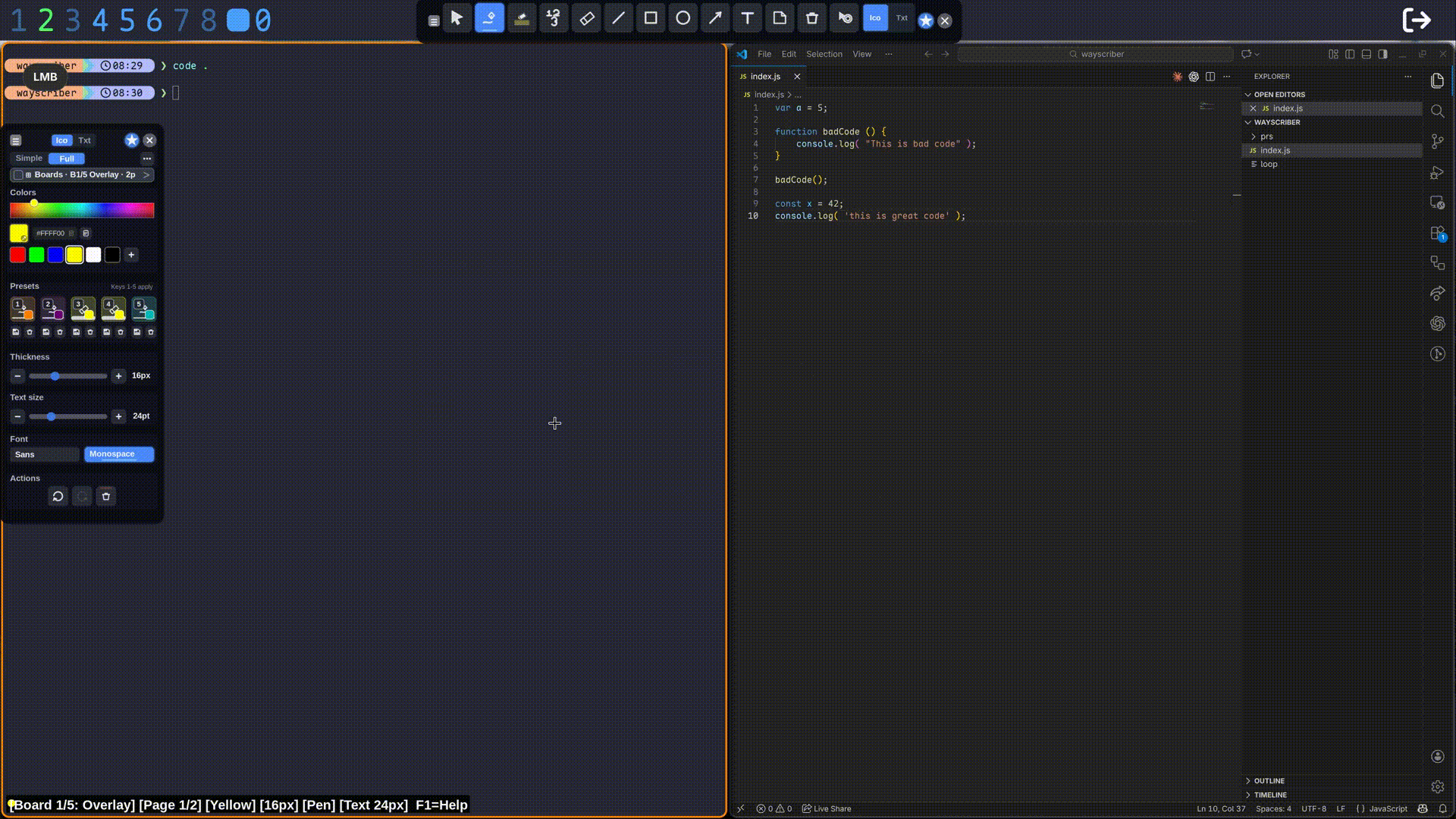 wayscriber sticky notes preview